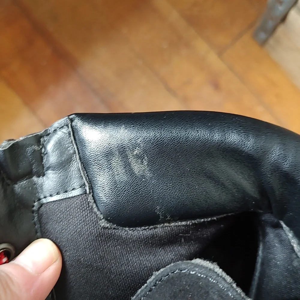 Upcycled! Fun Painted Rainbow Heel Chunky Vegan Booties Size 8 - Picture 14 of 14